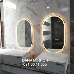 Gương treo tường đèn led nhà tắm Đà Nẵng